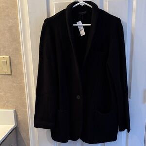 J. Crew Black Sweater Blazer